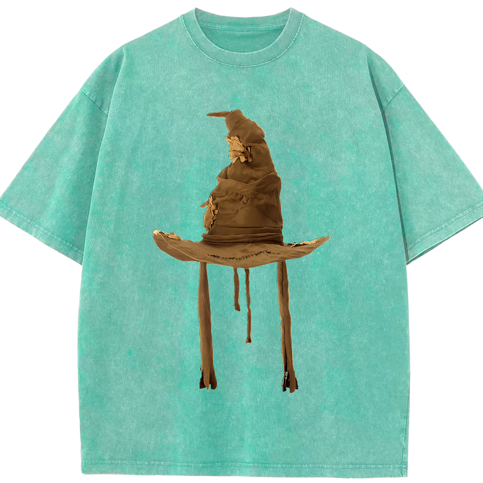 （画像用） Harry Potter ハリー・ポッターシリーズ 綿100% ヴィンテージ風 半袖Tシャツ（フロントプリント）